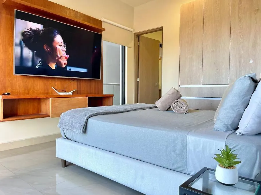 Beautiful 5Thav Apt With Pool! - Distrito Corazon E6 Playa del Carmen Mexico
