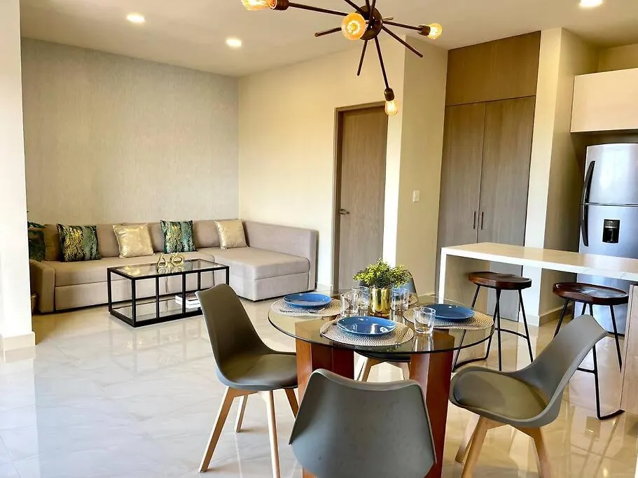 Beautiful 5Thav Apt With Pool! - Distrito Corazon E6 Playa del Carmen Mexico