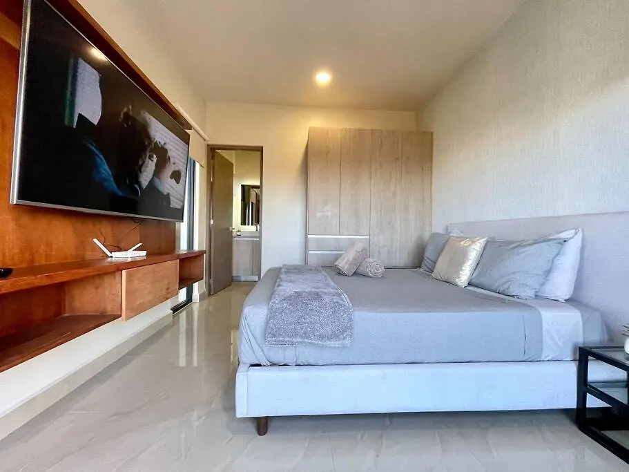 Apartment Beautiful 5Thav Apt With Pool! - Distrito Corazon E6 Playa del Carmen