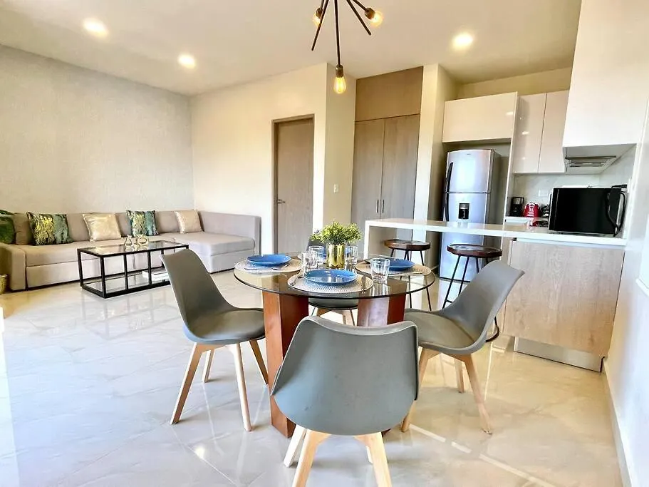 Beautiful 5Thav Apt With Pool! - Distrito Corazon E6 Playa del Carmen Apartment